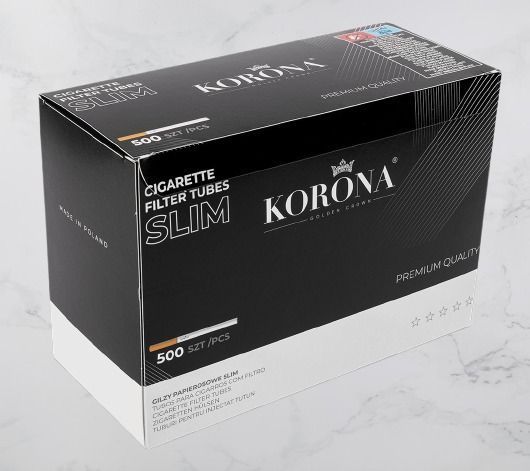 Цигаркові гільзи Korona Slim 500шт. Slim фото